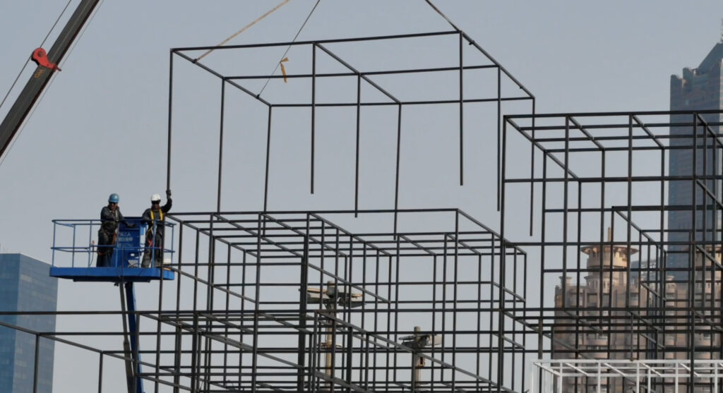 The Cube - Pavilion - International Container Arts Festival 2021 - Kaohsiung, Taiwan - Construction Picture - 07