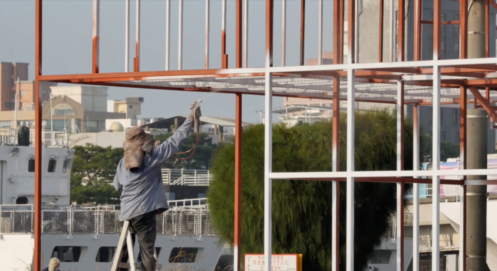 The Cube - Pavilion - International Container Arts Festival 2021 - Kaohsiung, Taiwan - Construction Picture - 08