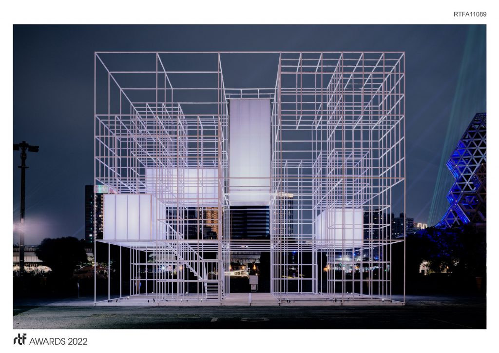 The Cube - Pavilion - International Container Arts Festival 2021 - Kaohsiung, Taiwan - RTF Award 2022 Board 01